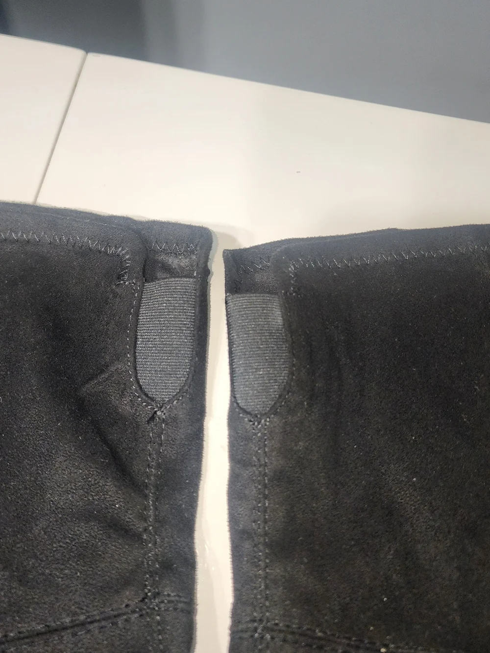 Marc Fisher Black Over-the-Knee Suede Boots with Side Zip New Without Box Size 8